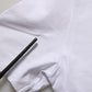 White Cotton Rose Patch Crew Neck T-shirt