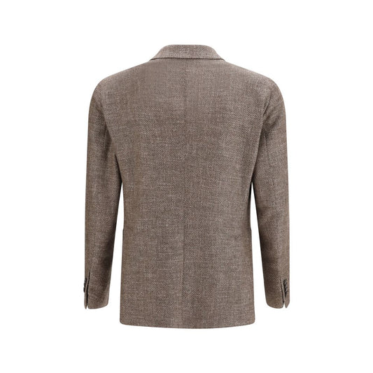 Brown Wool Oves Aries Blazer