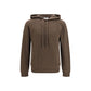 Brown Wool Oves Aries Hoodie