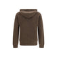 Brown Wool Oves Aries Hoodie