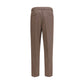 Brown Linen Casual Pants