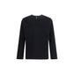 Black Cotton Long Sleeve T-Shirt