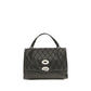 Black Calf Leather Bos Taurus Shoulder Bag