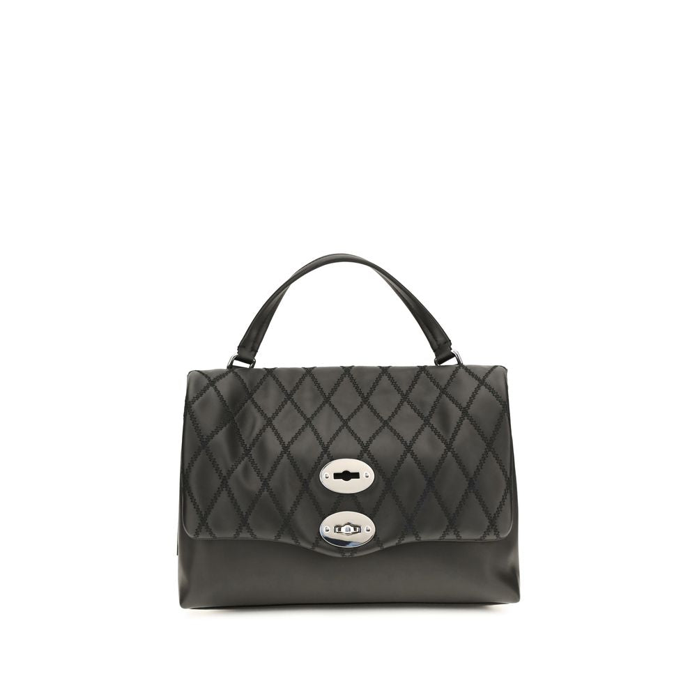 Black Calf Leather Bos Taurus Shoulder Bag