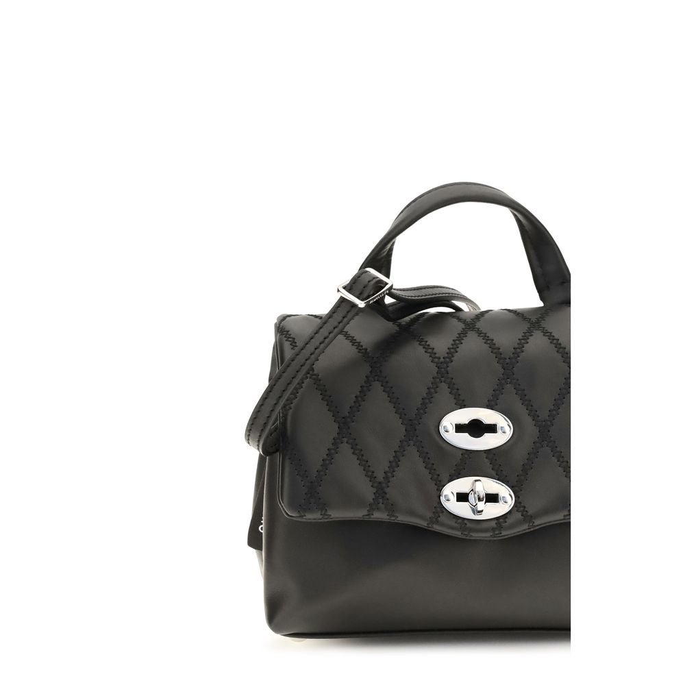 Black Calf Leather Bos Taurus Handbag