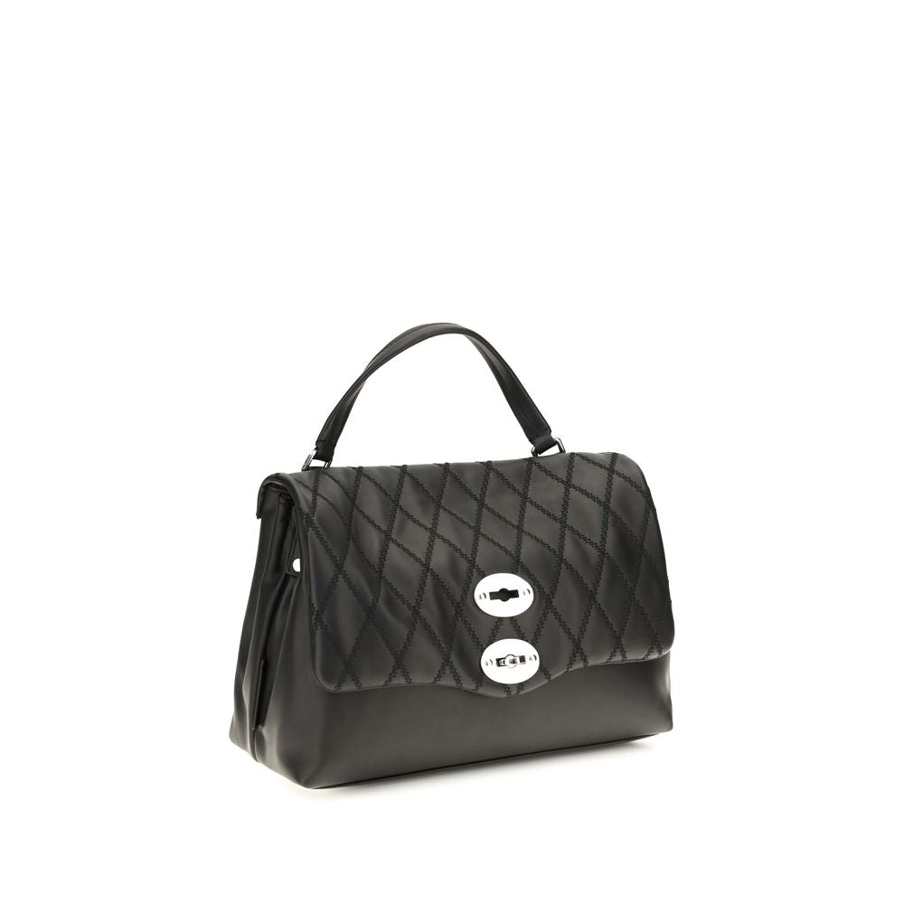 Black Calf Leather Bos Taurus Shoulder Bag