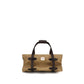 Beige Cotton Shoulder Bag