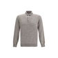 Gray Cashmere Polo Shirt