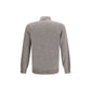 Gray Cashmere Polo Shirt