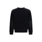Black Nylon Sweatshirt