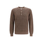 Brown Linen Sweatshirt