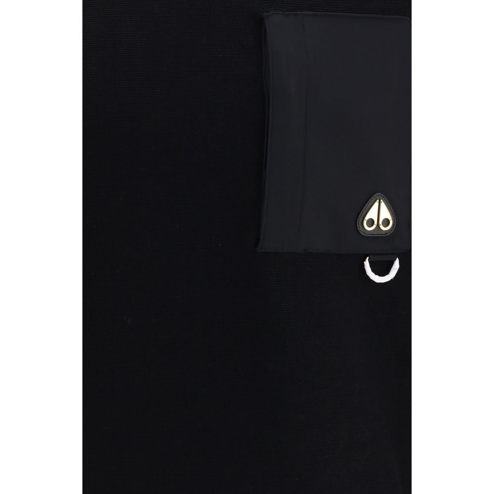 Black Nylon Sweatshirt