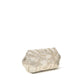 Beige Silk Shoulder Bag