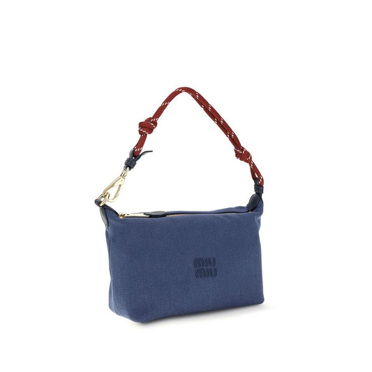 Blue Cotton Shoulder Bag