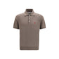 Brown Cotton Polo Shirt