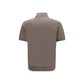 Brown Cotton Polo Shirt