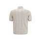 Beige Cotton Polo Shirt