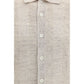 Beige Cotton Polo Shirt
