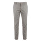 Brown Flax Men Trousers