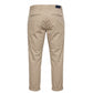 Beige Cotton Men Pants