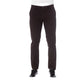 Brown Cotton Men Trouser