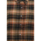 Brown Cotton Pattern Shirt