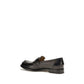 Black Calf Leather Bos Taurus Slip-On Loafers
