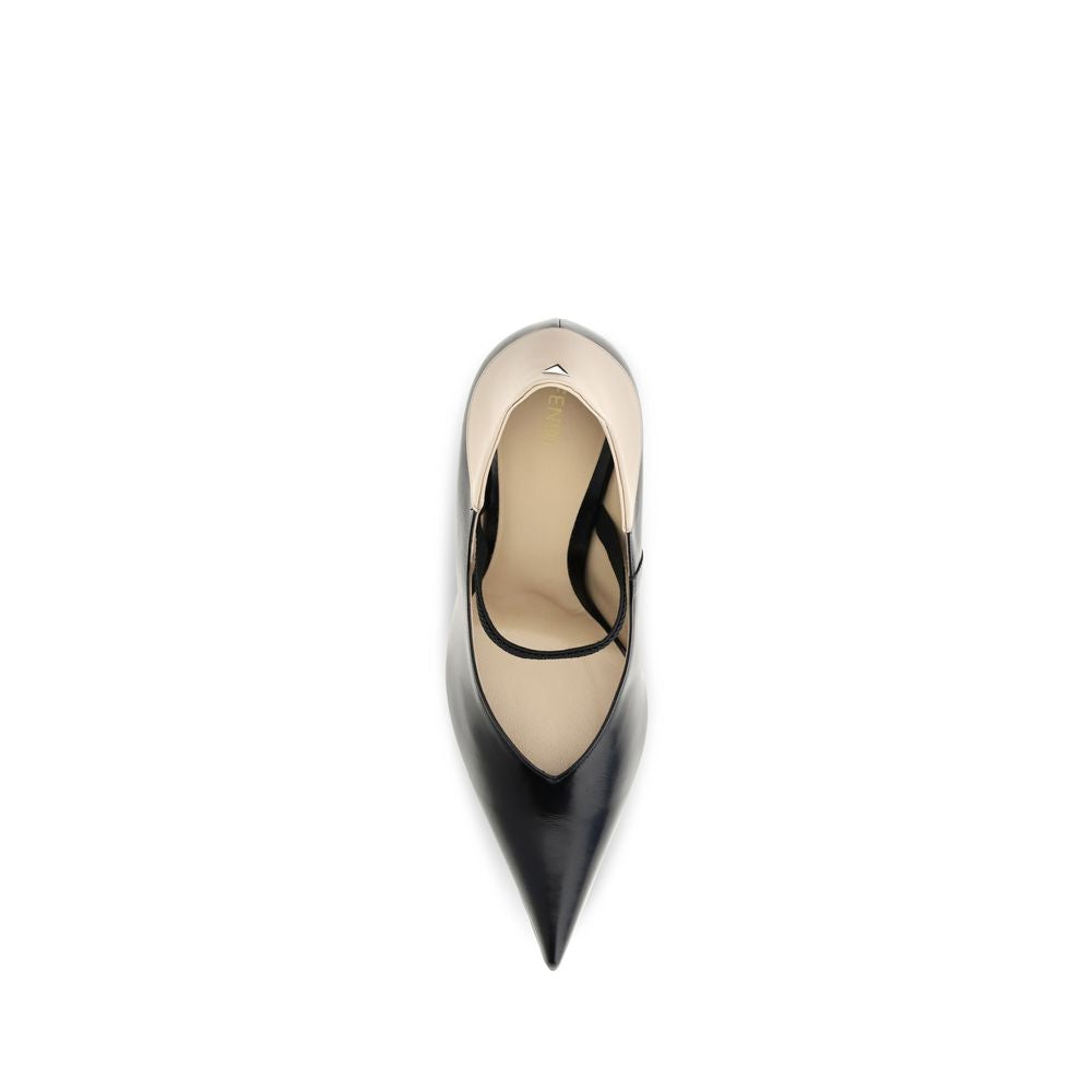 Black Calf Leather Bos Taurus High Heel Pumps
