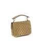 Beige Calf Leather Bos Taurus Handbag