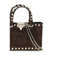 Brown Calf Leather Bos Taurus Handbag