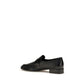Black Calf Leather Bos Taurus Slip-On Loafers