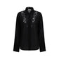 Black Silk Blouse