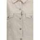 White Cotton Denim Jacket