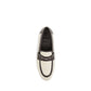 Beige Polyamide Slip-On Loafers