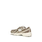 Beige Fabric Athletic Sneakers