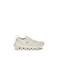 Beige Fabric Athletic Sneakers