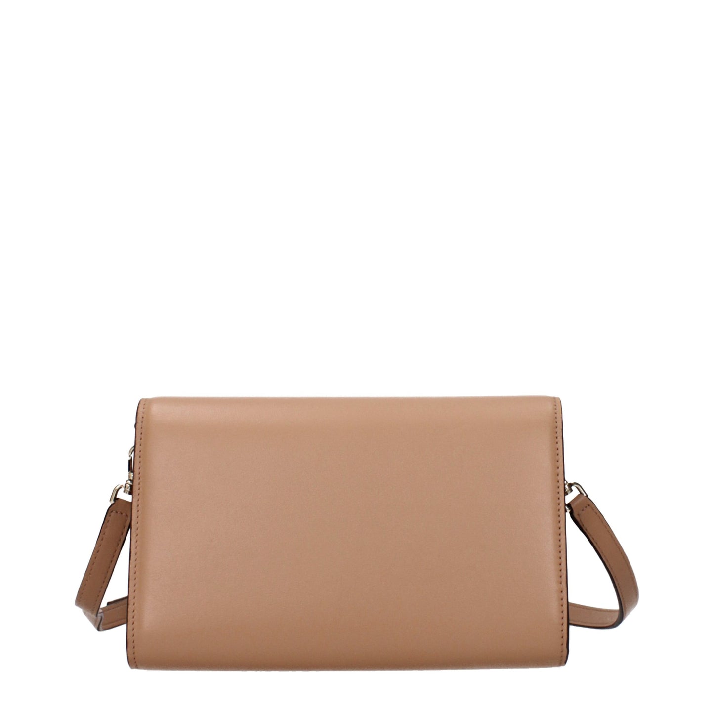 Brown Leather Clutch Bag