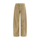 Brown Cotton Relaxed Fit Jeans