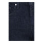 Blue Polyester Cropped Jeans