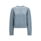 Blue Cashmere Sweatshirt