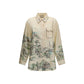 Beige Silk Blouse