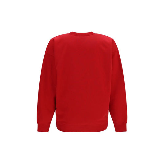Red Cotton Sweatshirt