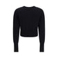 Black Cotton Cardigan