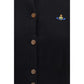 Black Cotton Cardigan