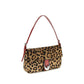 Beige Calf Leather Bos Taurus Shoulder Bag