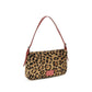 Beige Calf Leather Bos Taurus Shoulder Bag