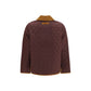 Bordeaux Polyester Full-Length Jacket