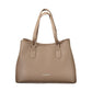 Brown Polyurethane Women's Bag