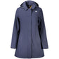 Blue Polyester Womens Jacket