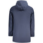 Blue Polyester Men's Jacket
